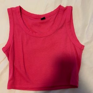 cute pink crop top